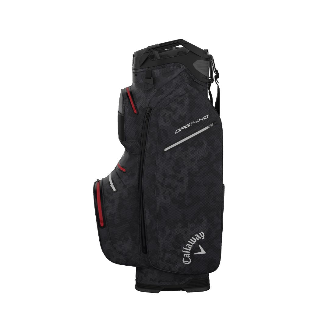 Callaway Org 14 HD Golf Cart Bag - Graphite, Desert Camo & Red
