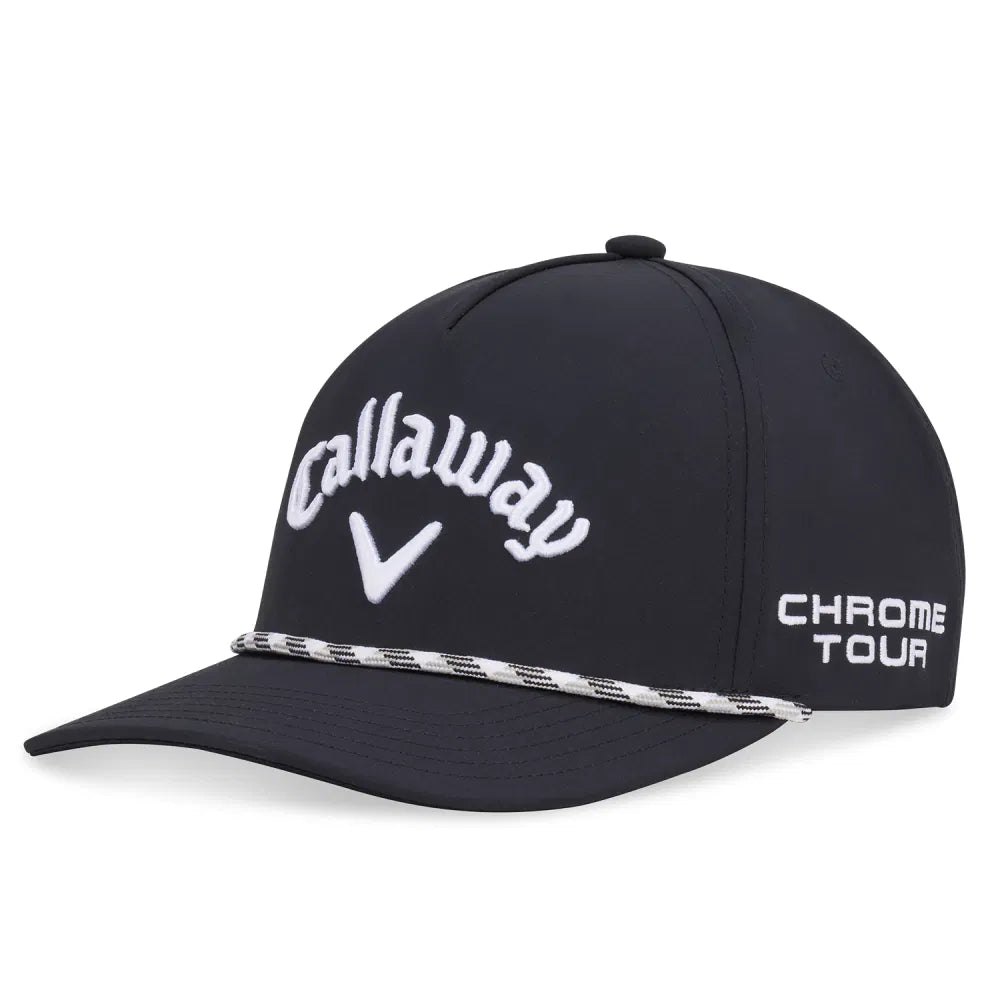 Callaway 2026 Tour Authentic Performance Rope Golf Cap - Black