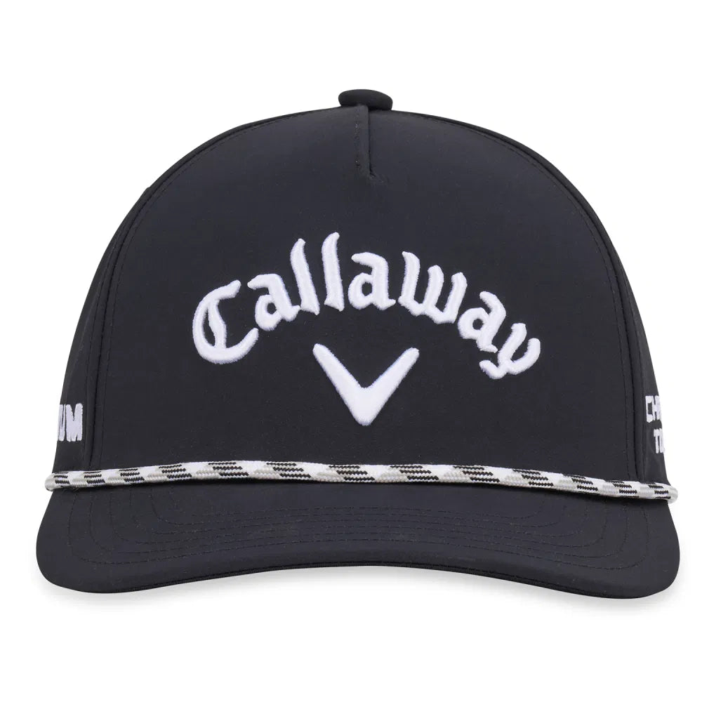 Callaway 2026 Tour Authentic Performance Rope Golf Cap - Black