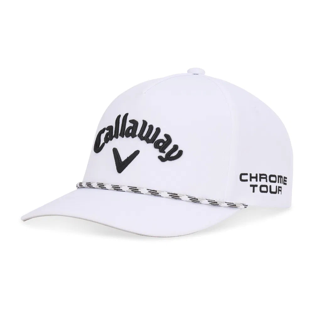 Callaway 2026 Tour Authentic Performance Rope Golf Cap - White