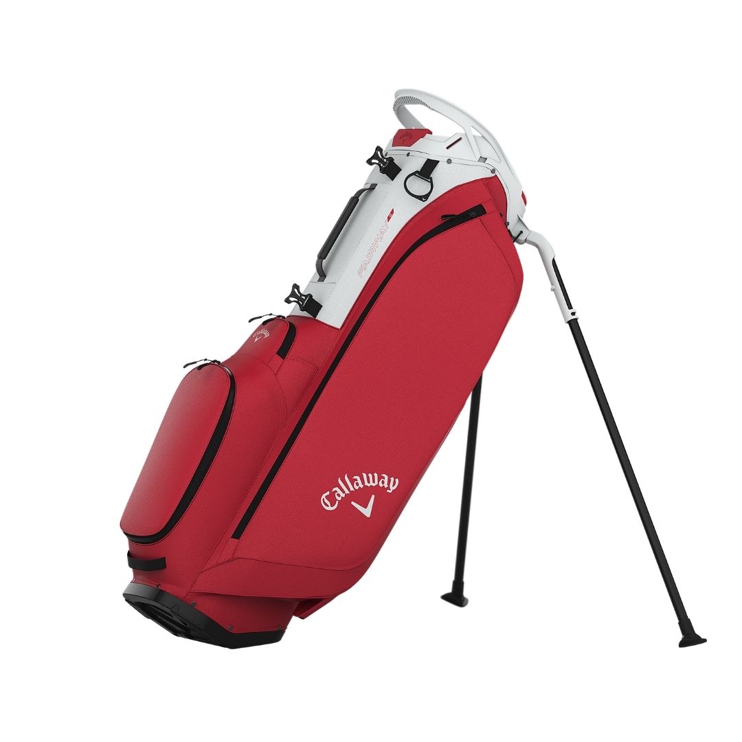 Callaway Fairway C Golf Stand Bag - Silver & Cardinal