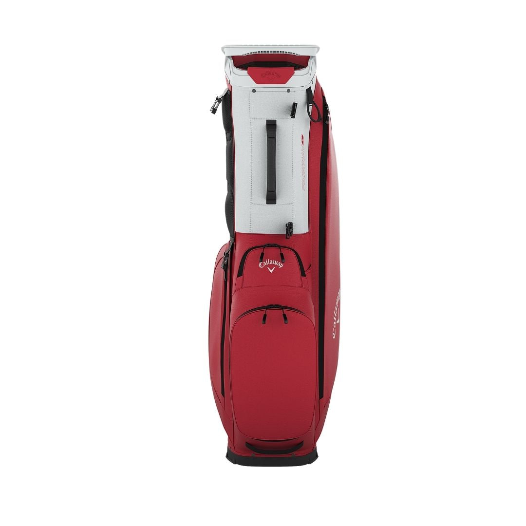 Callaway Fairway C Golf Stand Bag - Silver & Cardinal