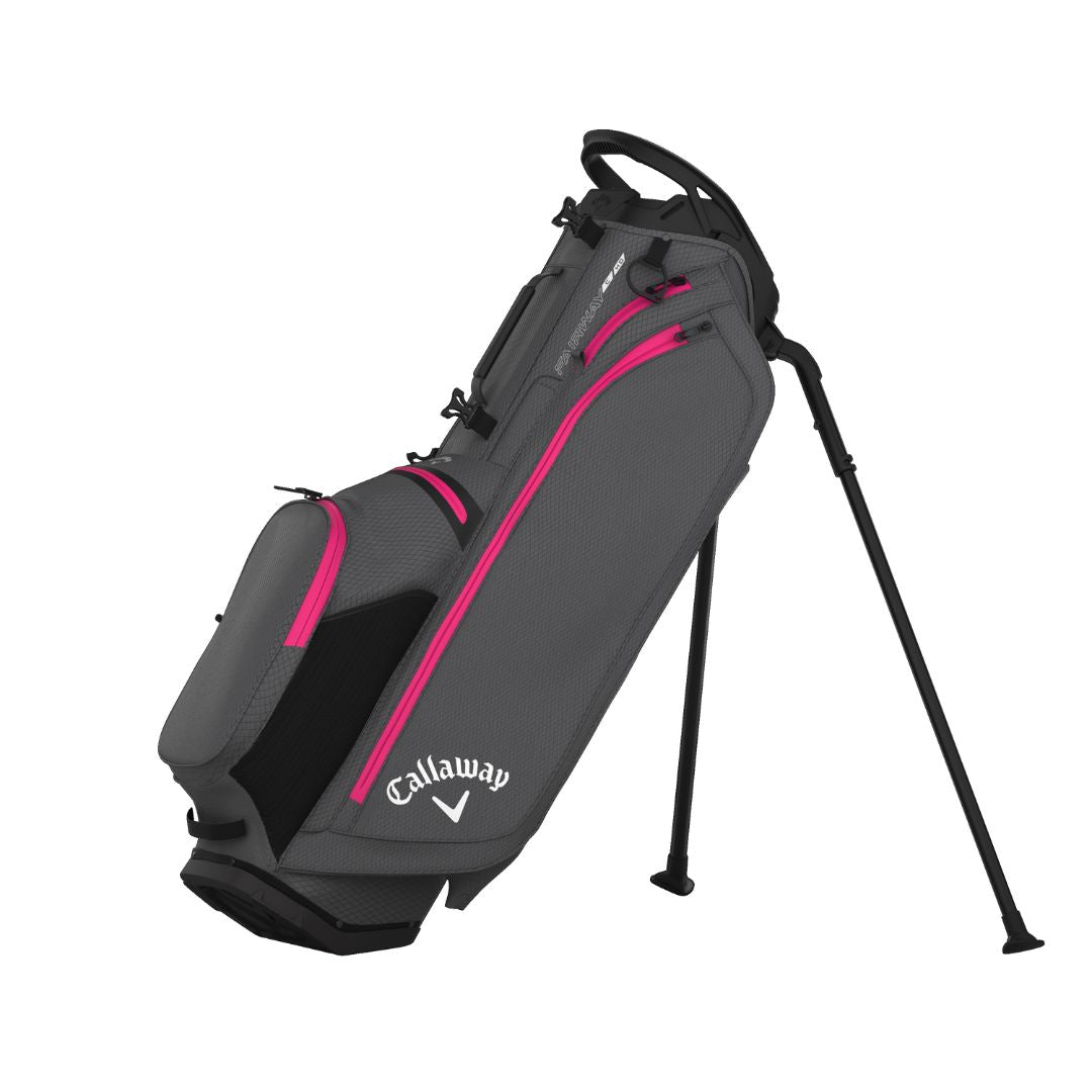 Callaway Fairway C HD Golf Stand Bag - Charcoal & Pink