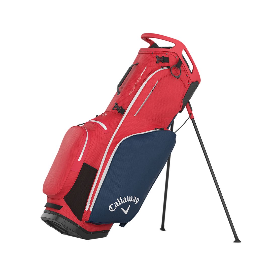 Callaway Fairway 14 HD Golf Stand Bag - Red, White & Navy