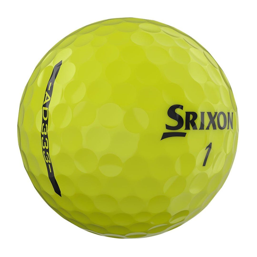 Srixon AD333 Golf Balls - Yellow