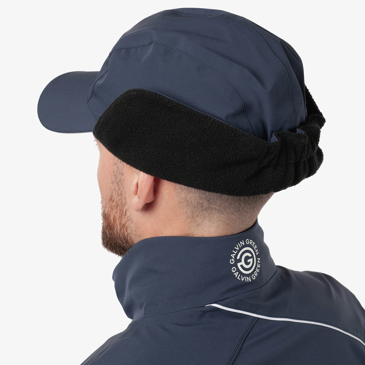 Galvin Green Archer Waterproof Golf Hat - Navy