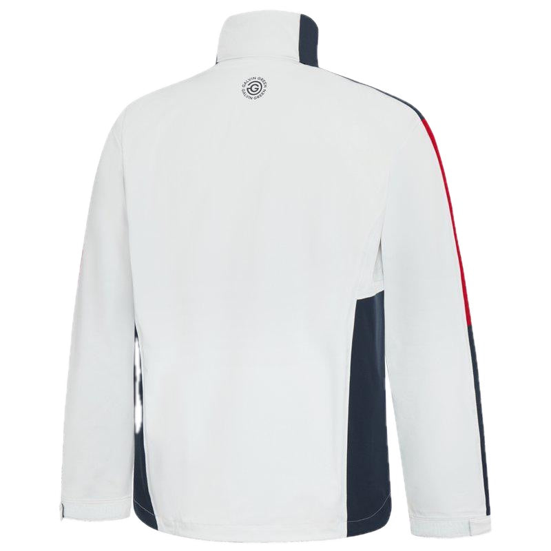 Galvin Green Arlo PerTex Waterproof Jacket - White & Red