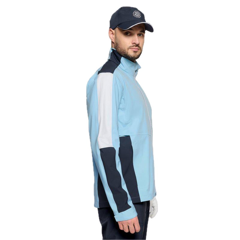 Galvin Green Arlo PerTex Waterproof Jacket - Crystal Blue & Navy