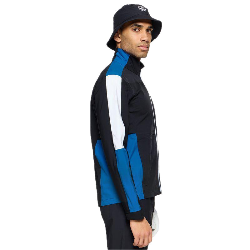 Galvin Green Arlo PerTex Waterproof Jacket - Black & Royal Blue
