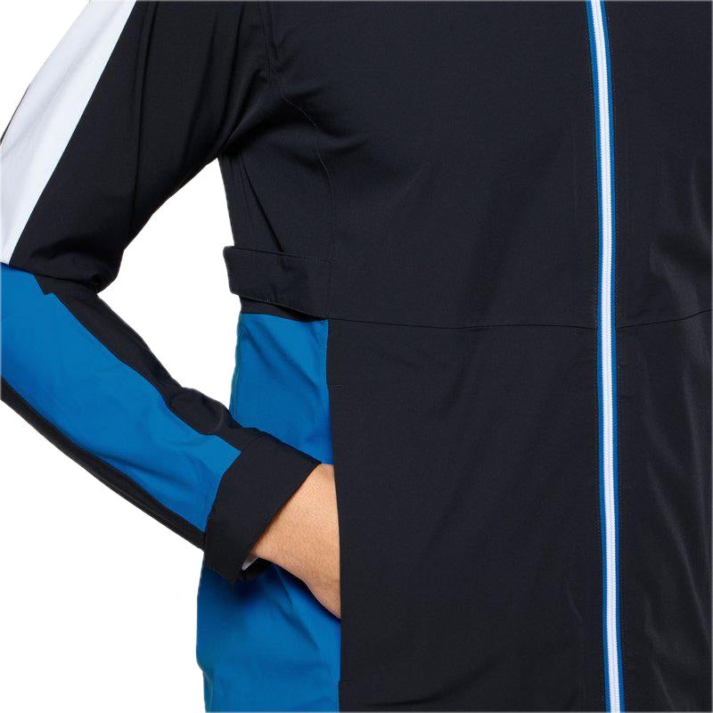Galvin Green Arlo PerTex Waterproof Jacket - Black & Royal Blue