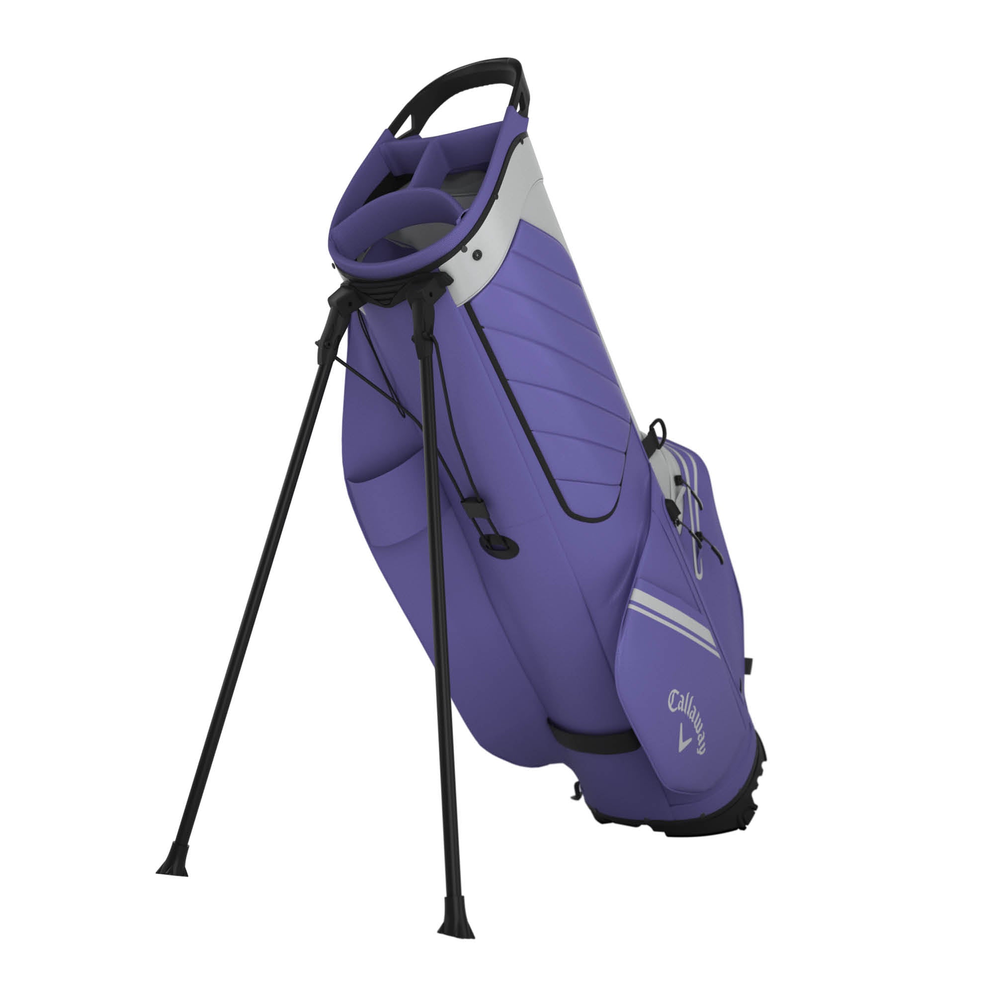 Callaway Chase Dry Golf Stand Bag - Silver & Purple