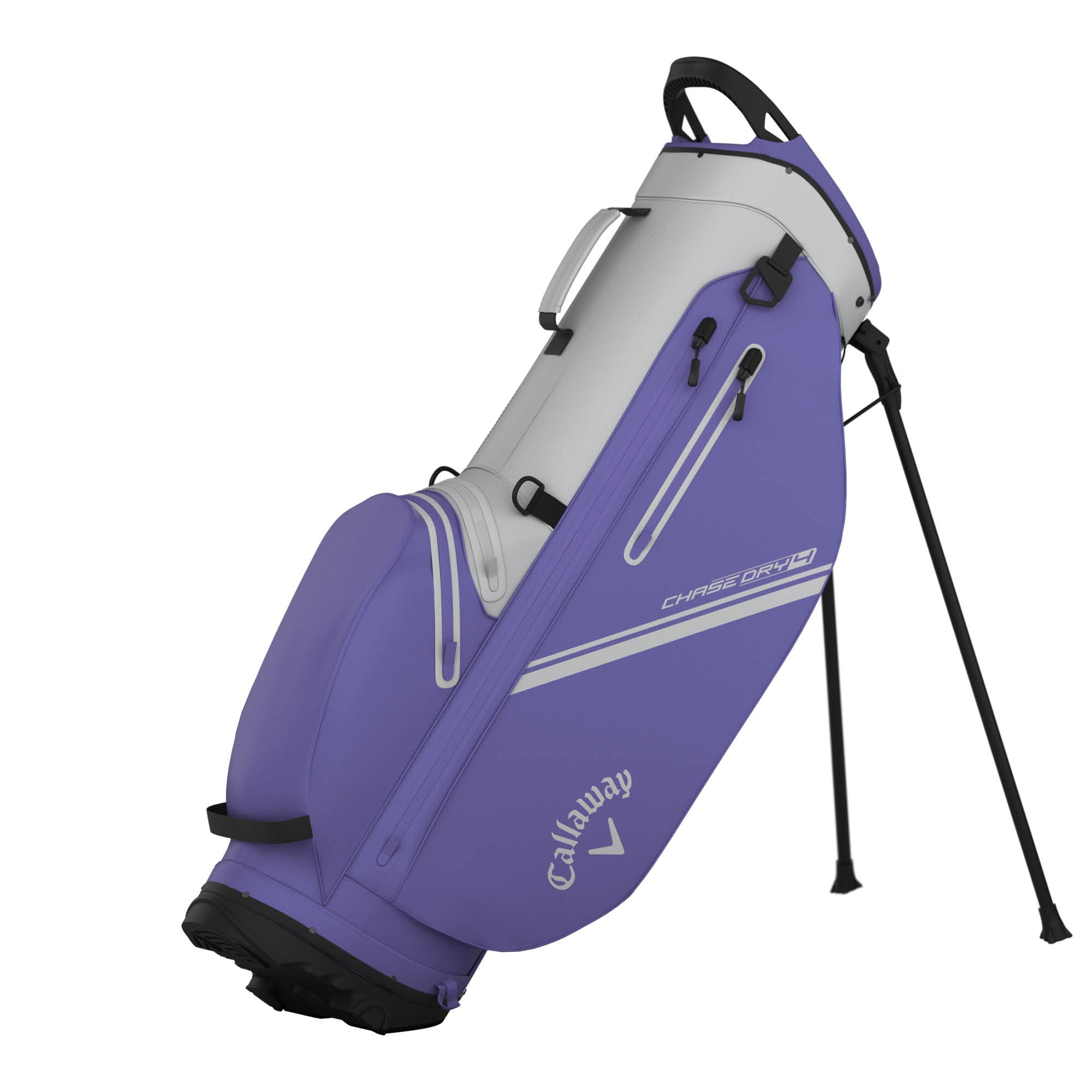 Callaway Chase Dry Golf Stand Bag - Silver & Purple