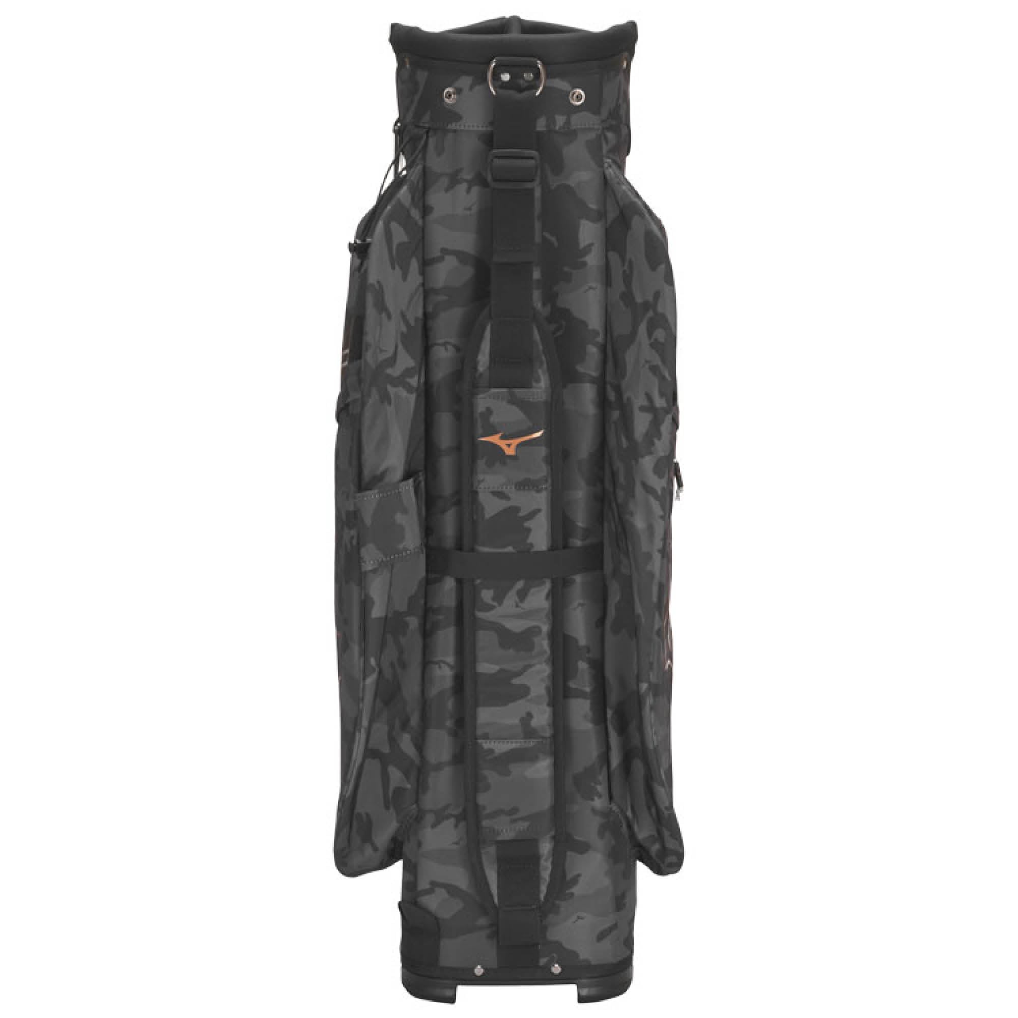 Mizuno BR-D3 Golf Cart Bag - Black Camo & Copper