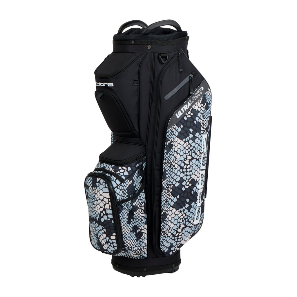 Cobra Ultralight 2 Golf Cart Bag - Black & Snake Camo
