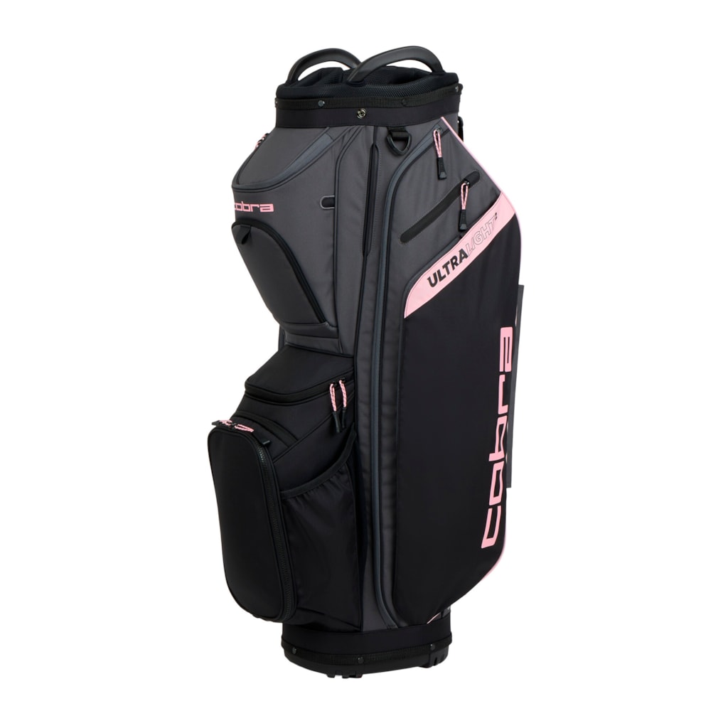 Cobra Ultralight 2 Golf Cart Bag - Black & Rose Gold