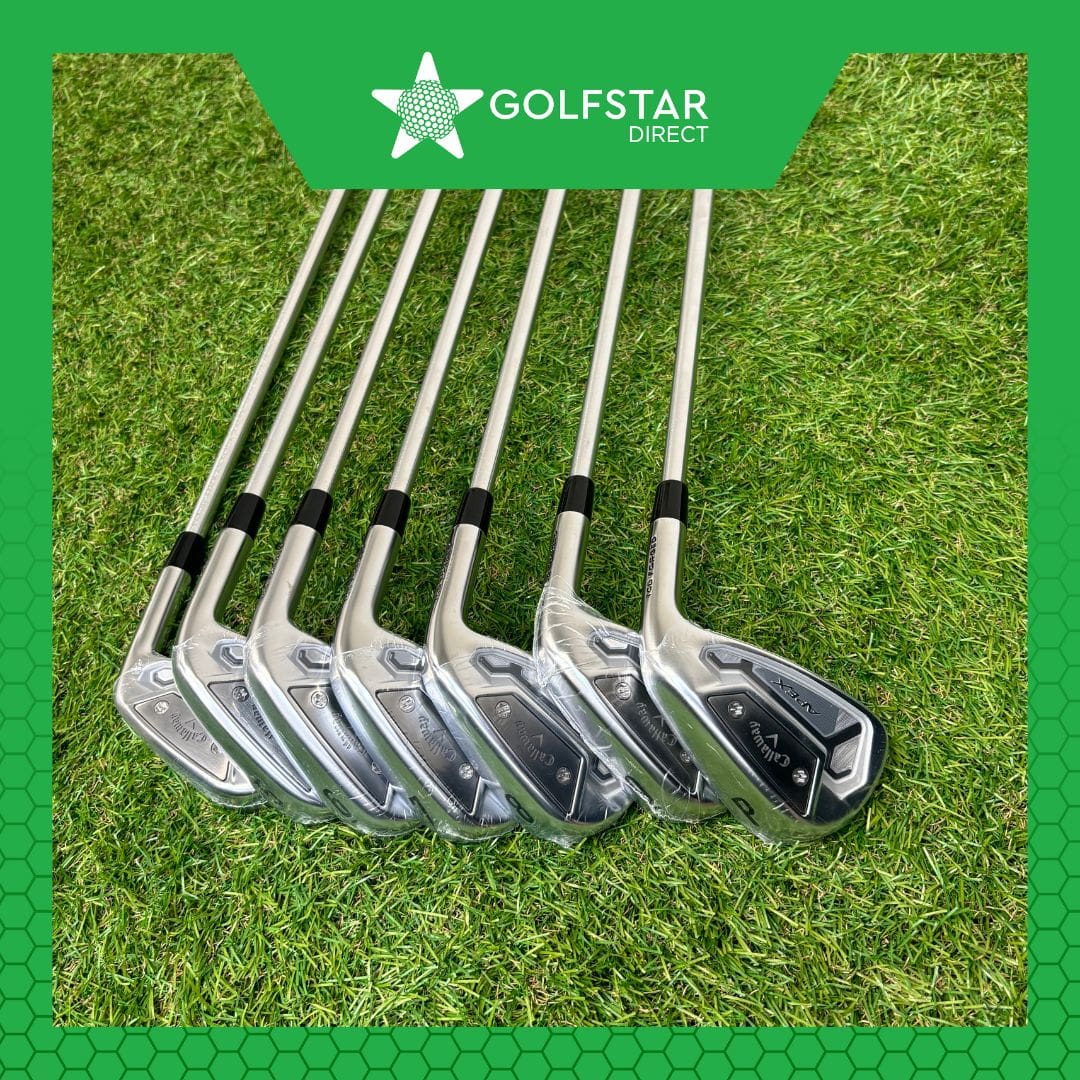 Callaway Apex TCB 2021 Irons - 4-PW - Projects X IO Stiff Shaft - Black Z-Grip