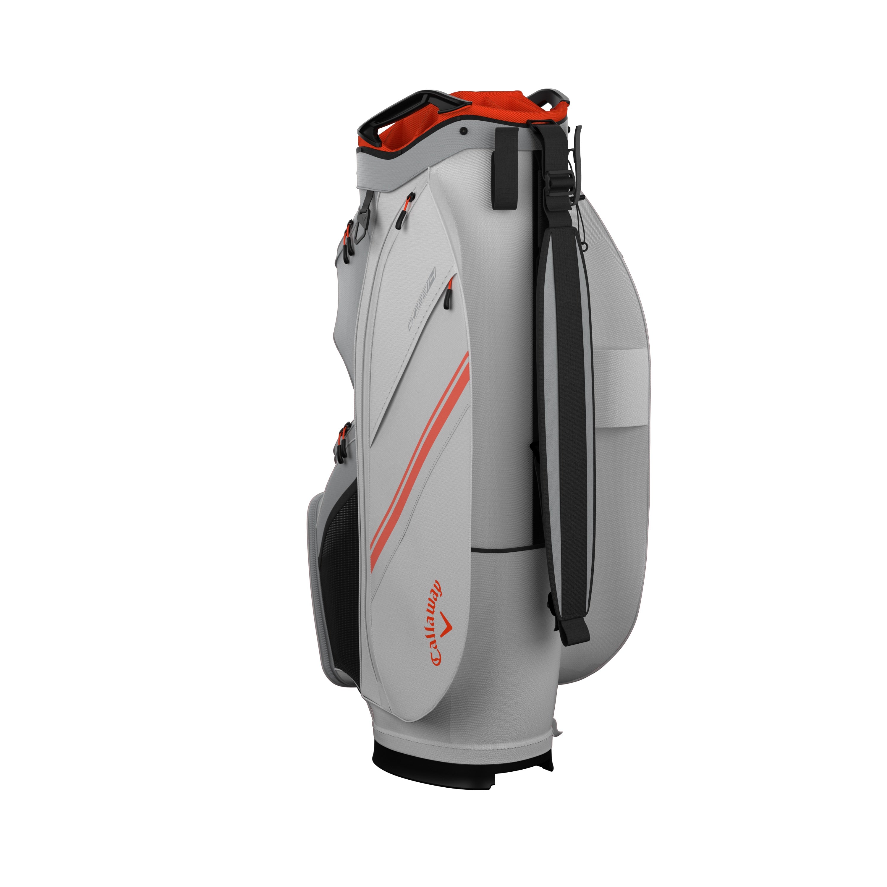 Callaway Chase 14 Golf Cart Bag - White, Silver & Orange