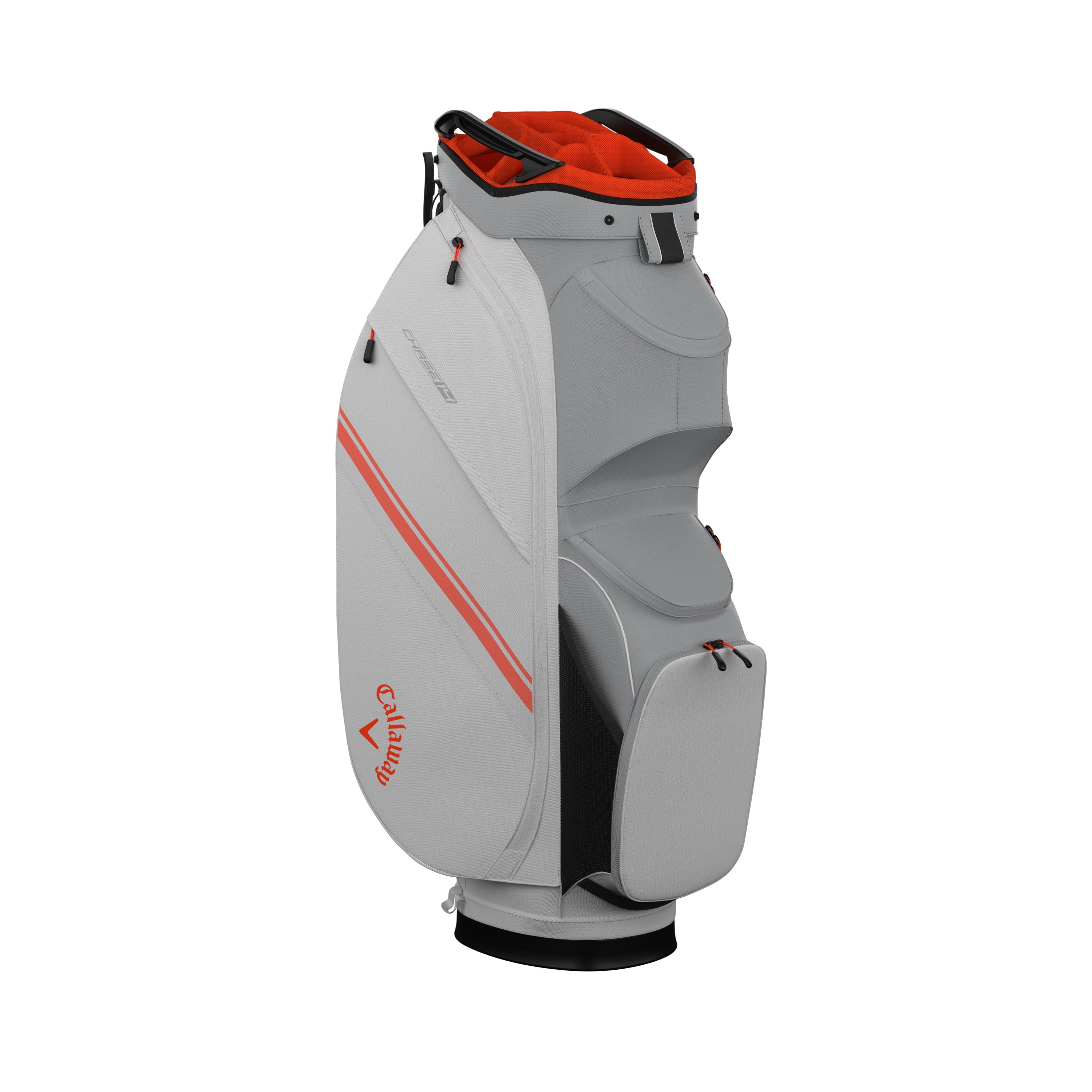 Callaway Chase 14 Golf Cart Bag - White, Silver & Orange