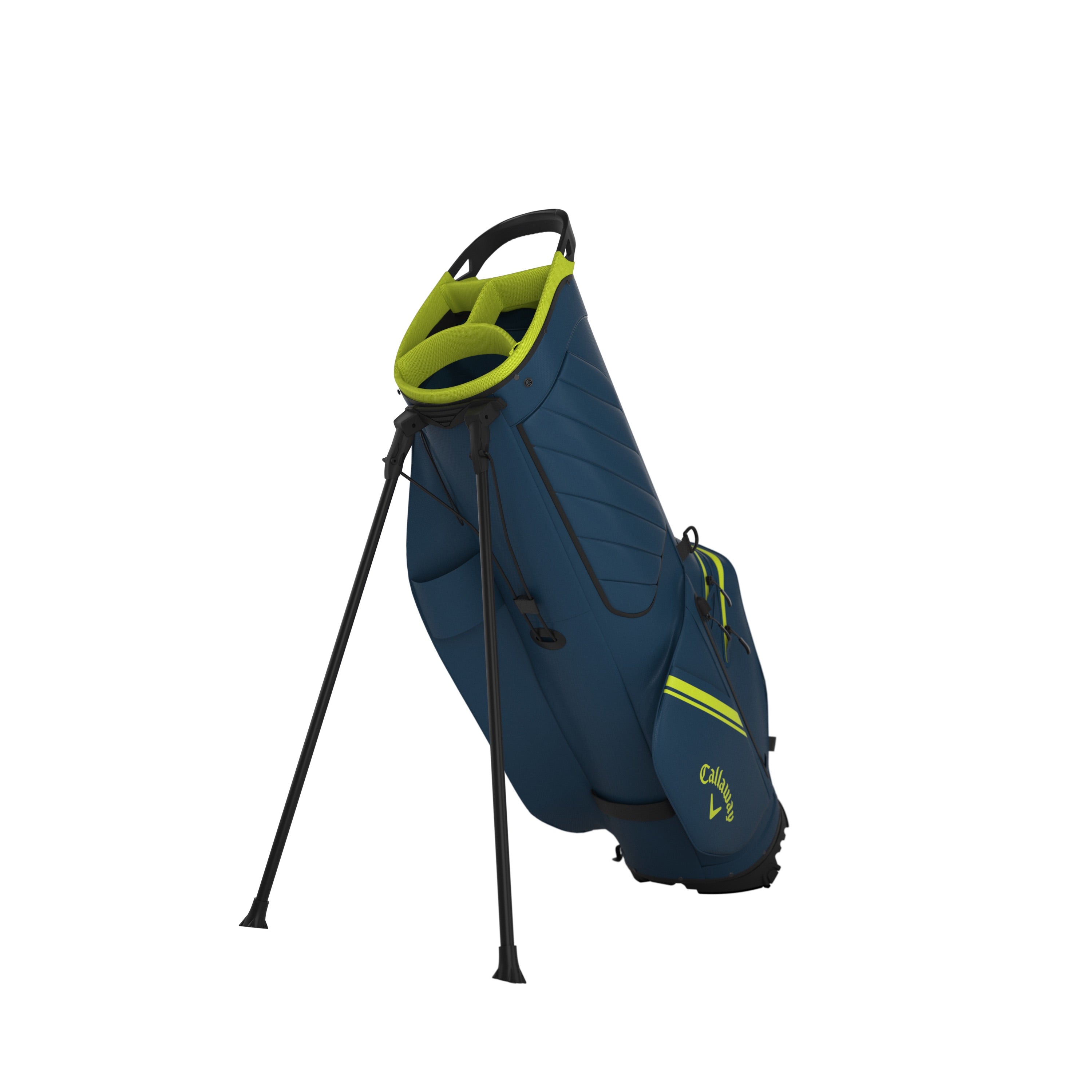 Callaway Chase Dry Golf Stand Bag - Navy & Fluorescent Yellow