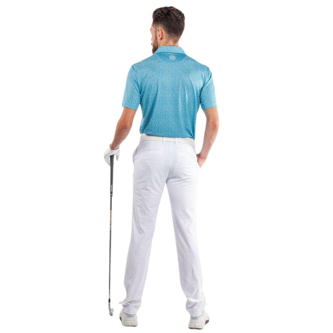 Galvin Green Mani Golf Polo Shirt (Aqua)