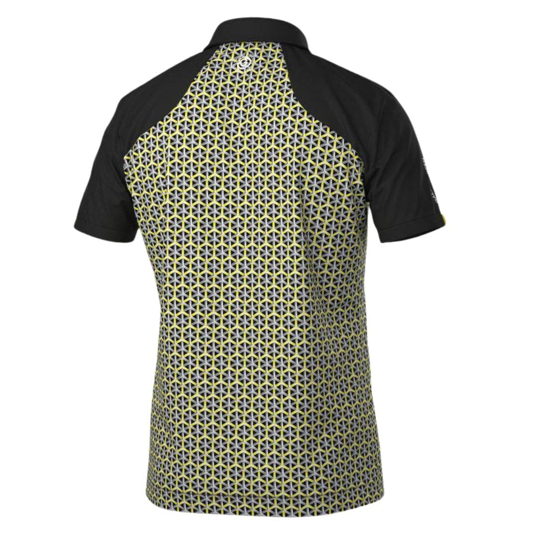 Galvin Green Mio Golf Polo Shirt (Sunny Lime & Black)
