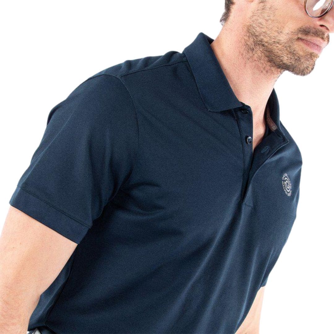 Galvin Green Maximilian Polo Shirt (Navy)
