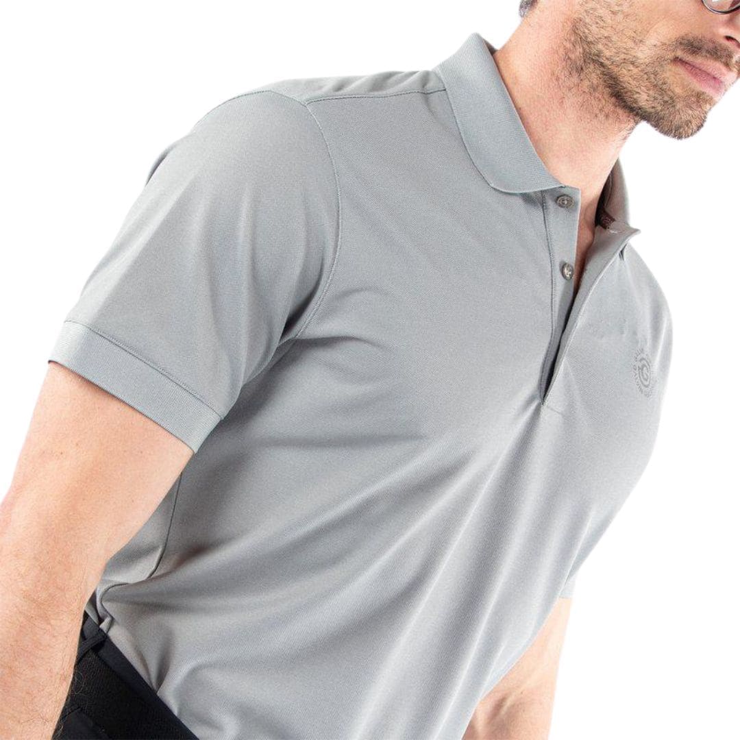 Galvin Green Maximilian Polo Shirt (Sharkskin)
