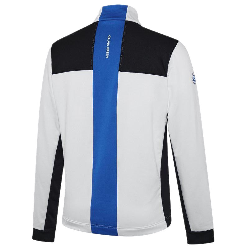 Galvin Green Dean Half-Zip Golf Pullover - Black, White & Royal Blue