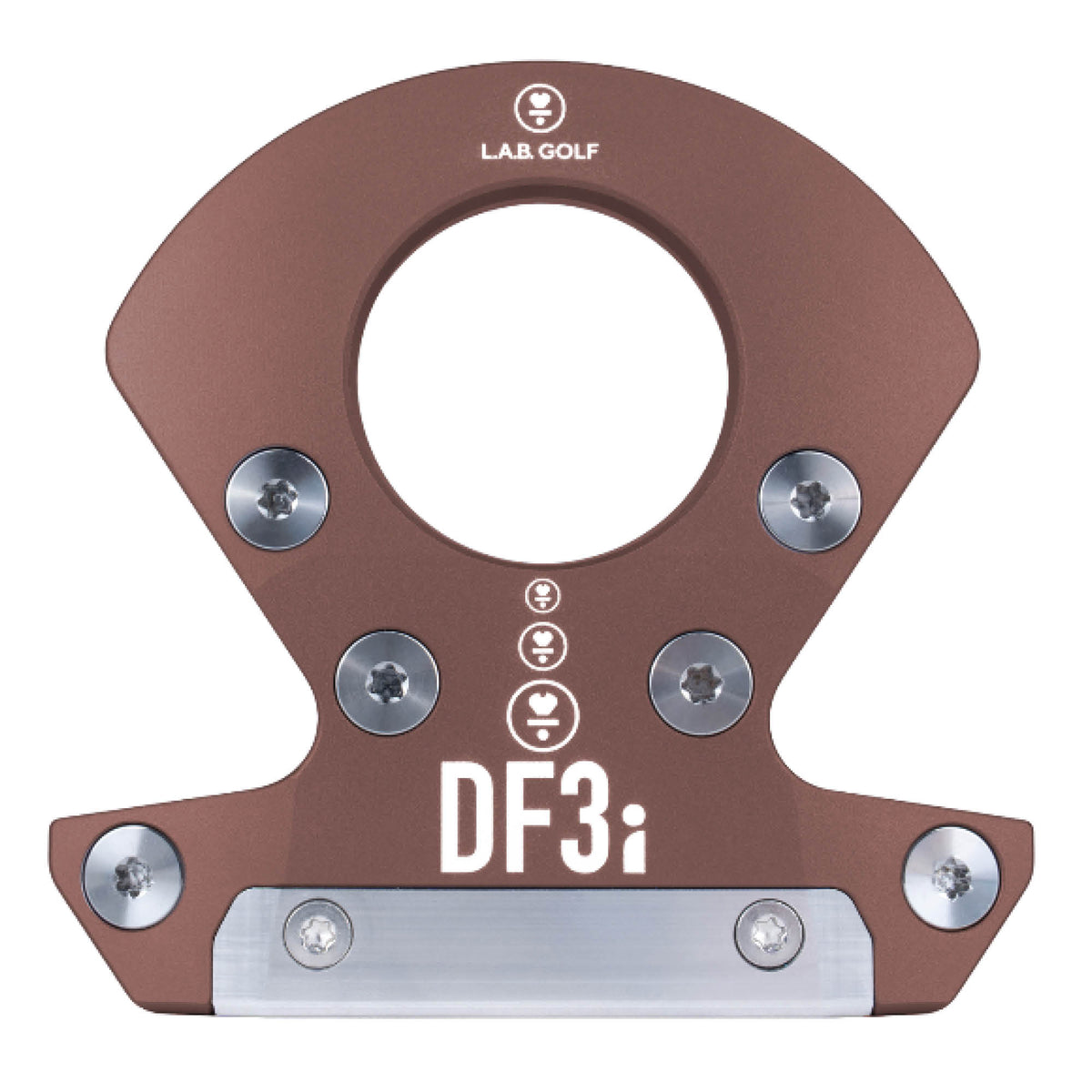 L.A.B. Golf DF3i Golf Putter - Cappuccino - Right Handed