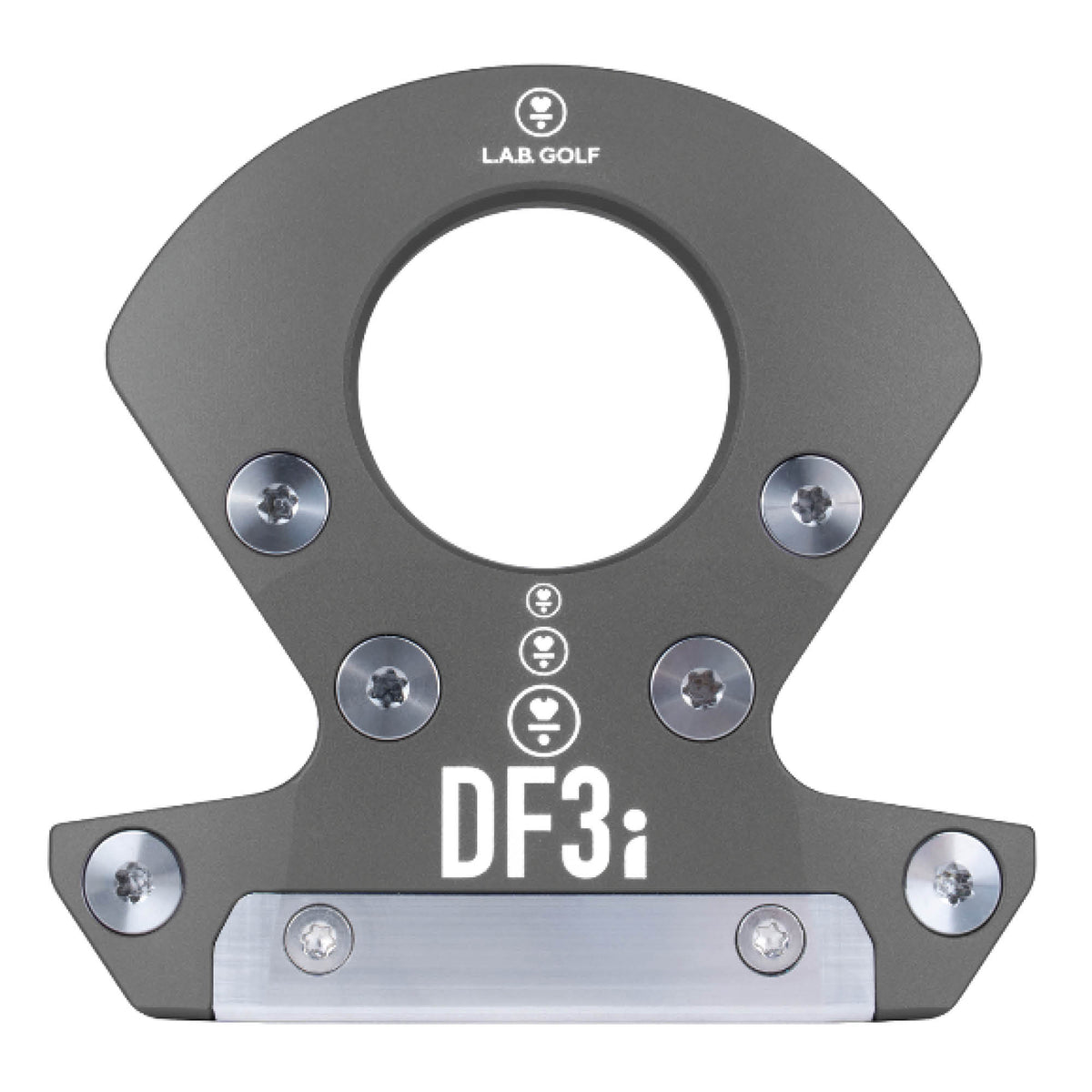 L.A.B. Golf DF3i Golf Putter - Charcoal - Right Handed