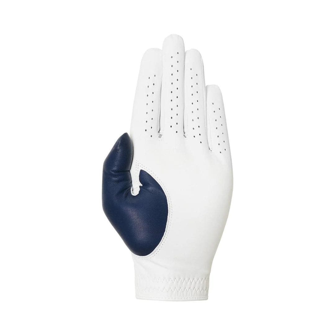 Duca Del Cosma Cabretta Elite Pro Golf Glove (White & Navy)