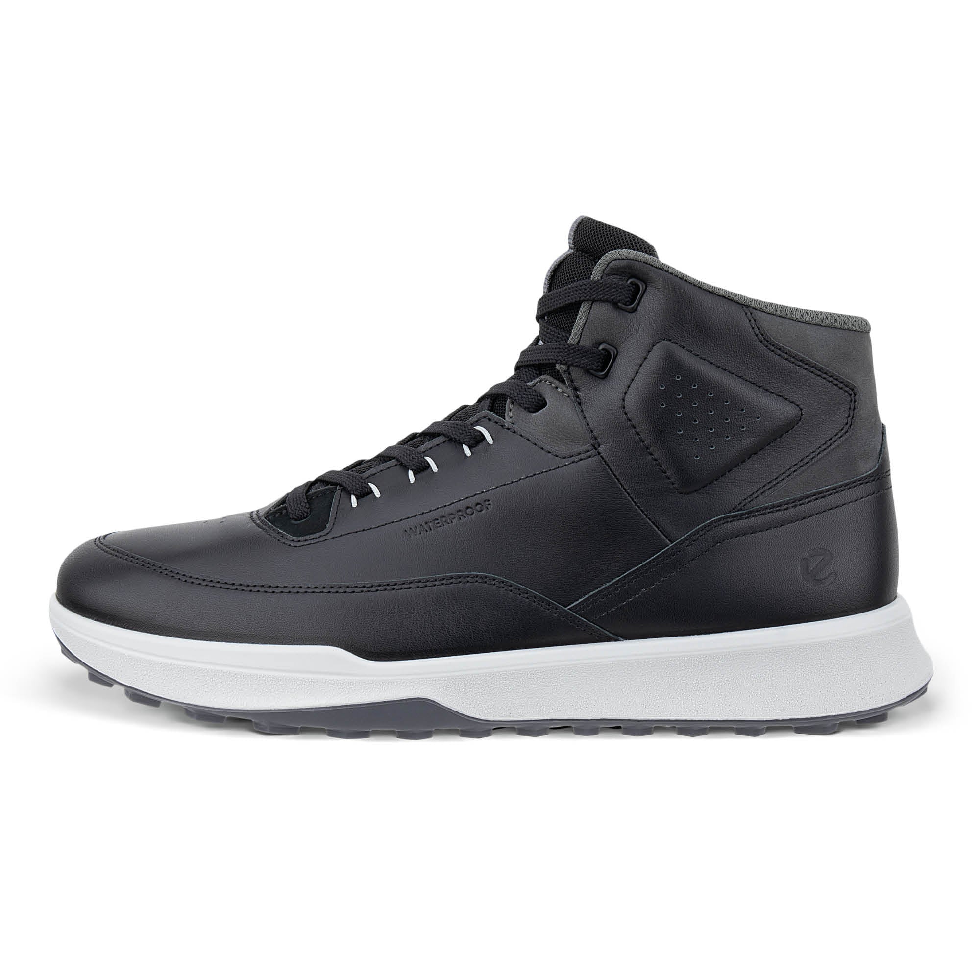 Ecco Golf Street Vibe Hi-Top Golf Shoes - Black & Magnet