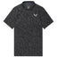 Castore Club Glow Printed Golf Polo Shirt - Gunmetal & Mid Grey