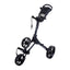 FastFold Square Compact 3‑Wheel Golf Trolley (Charcoal/Black)