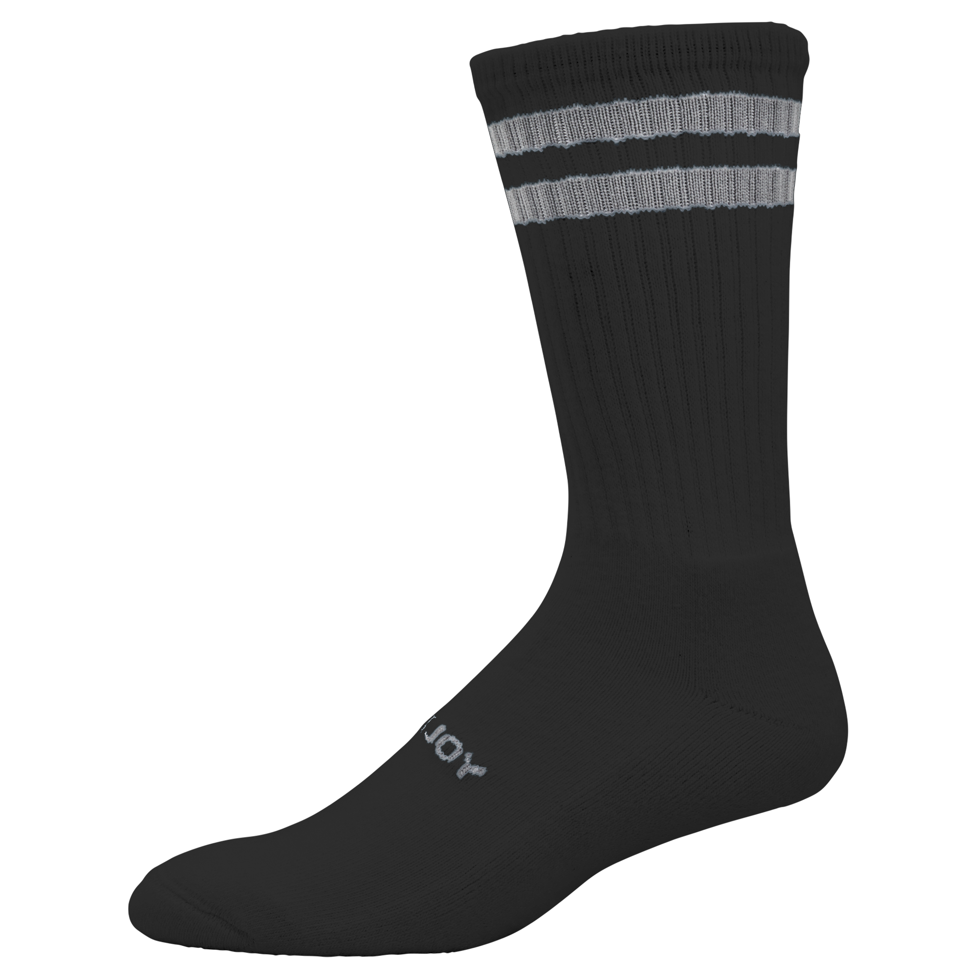 FootJoy Comfortsof Crew 3-Pack Socks - Black - Size 6-11
