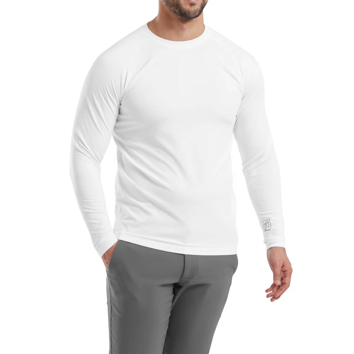 Footjoy Thermoseries Fleece Golf Baselayer - White