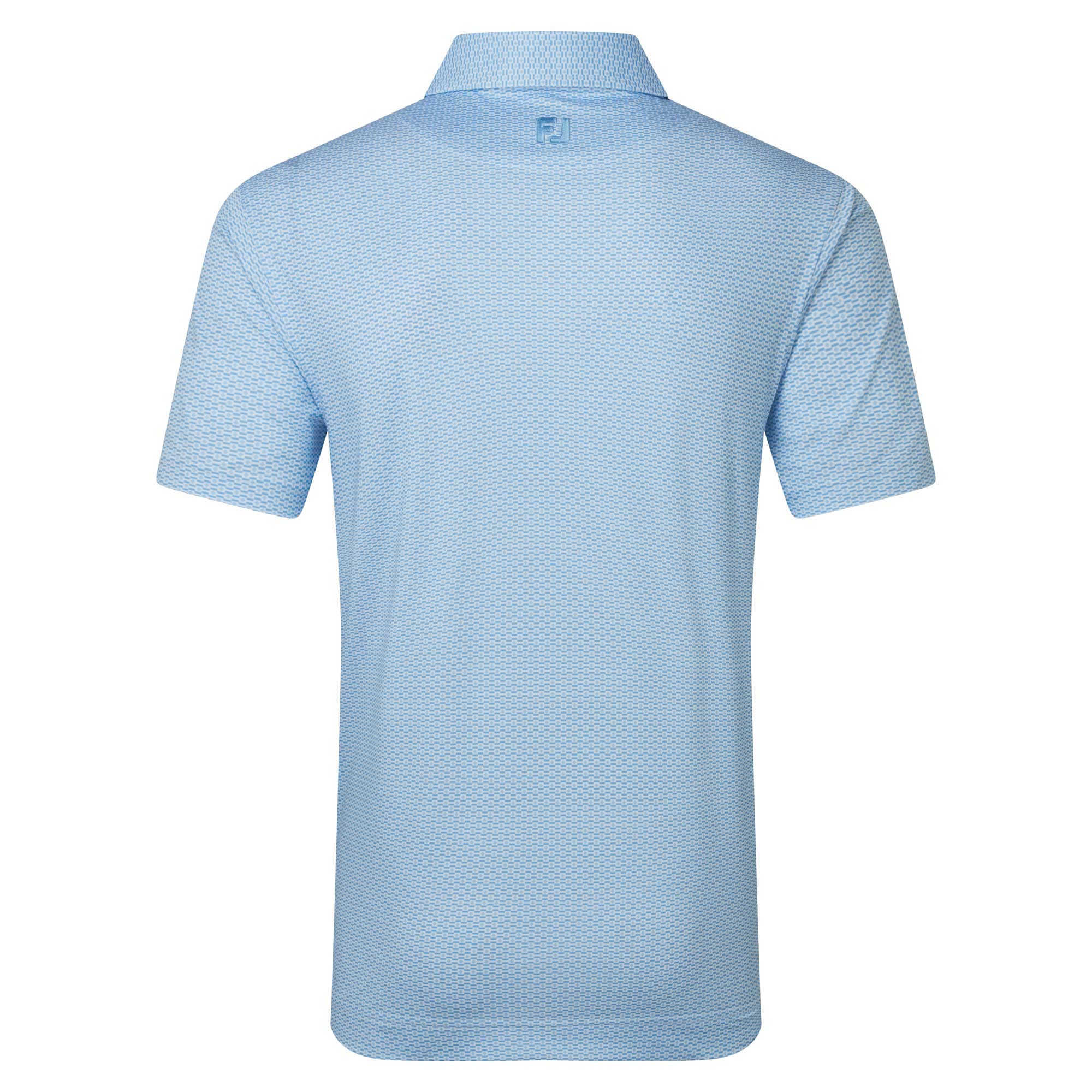FootJoy Nautical Flag Print Golf Polo Shirt - Blue