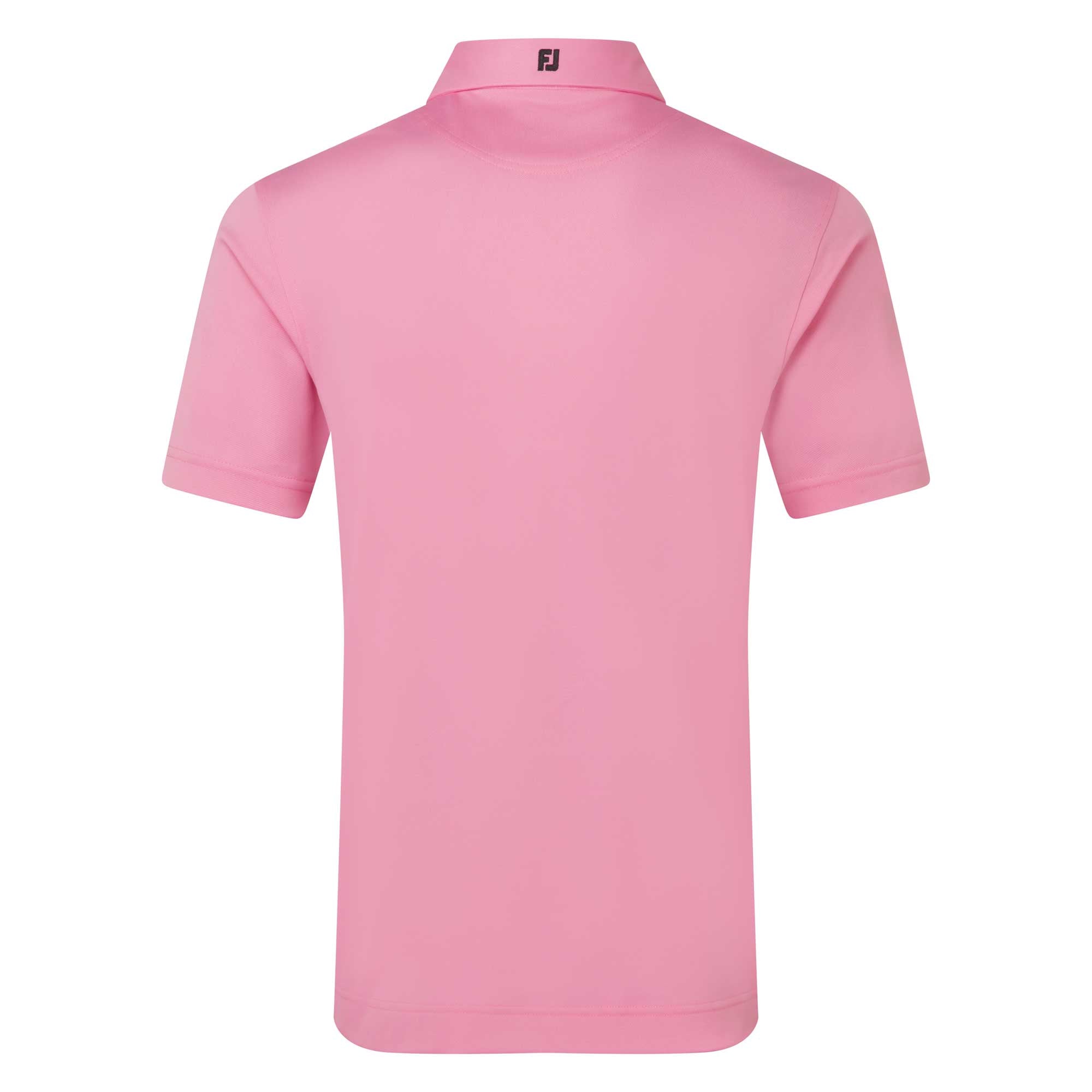 FootJoy Stretch Pique Solid Golf Polo Shirt - Pink Pop