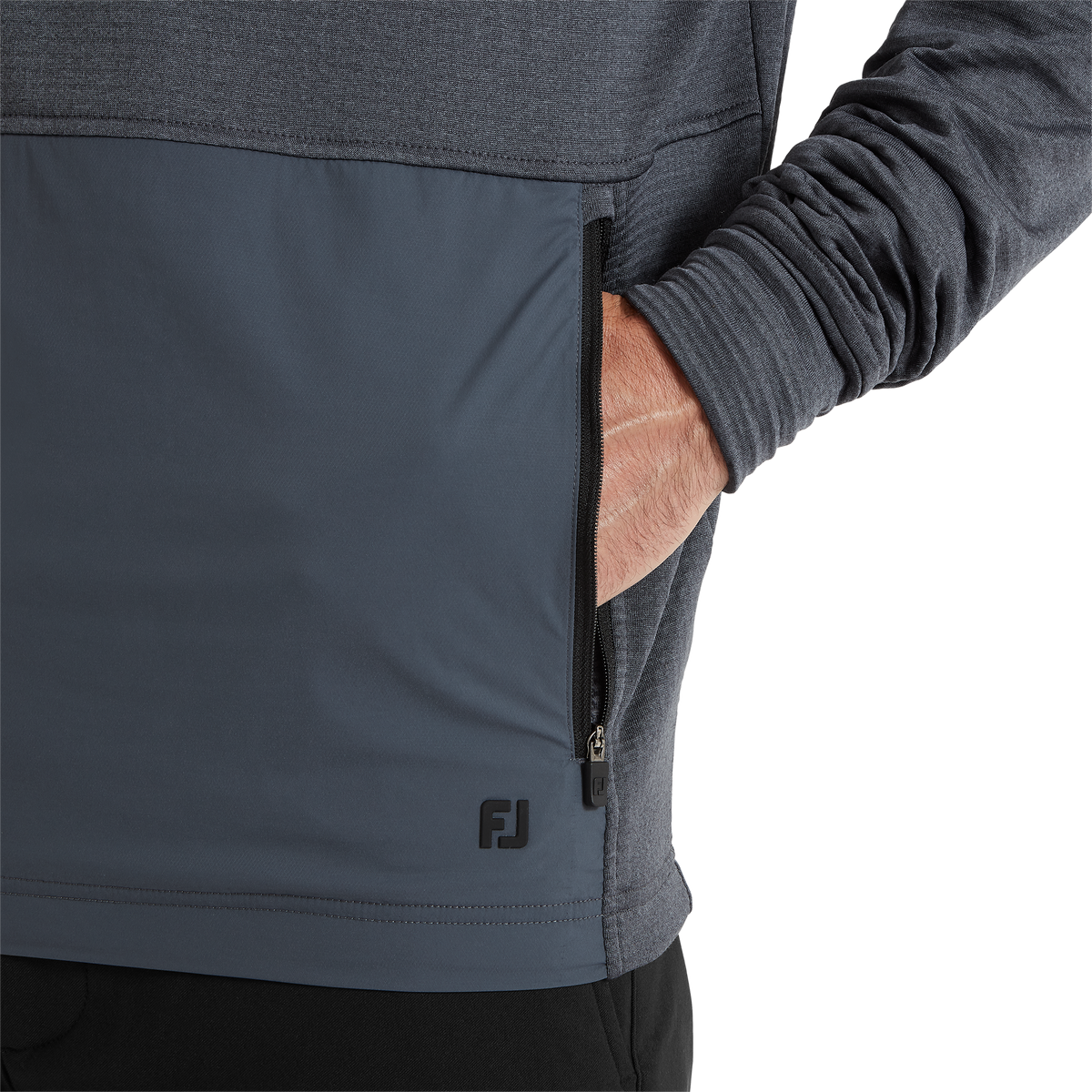 Footjoy Thermoseries Crossover Golf Hoodie - Charcoal