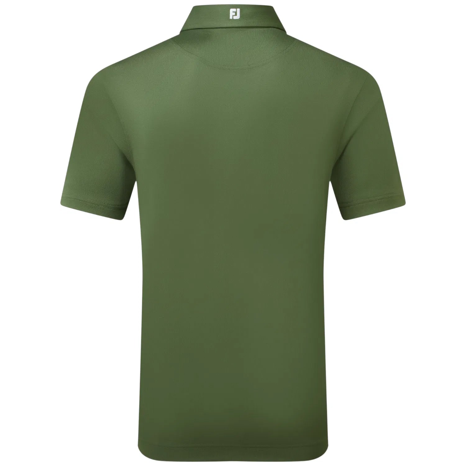 FootJoy Stretch Pique Solid Golf Polo Shirt - Olive
