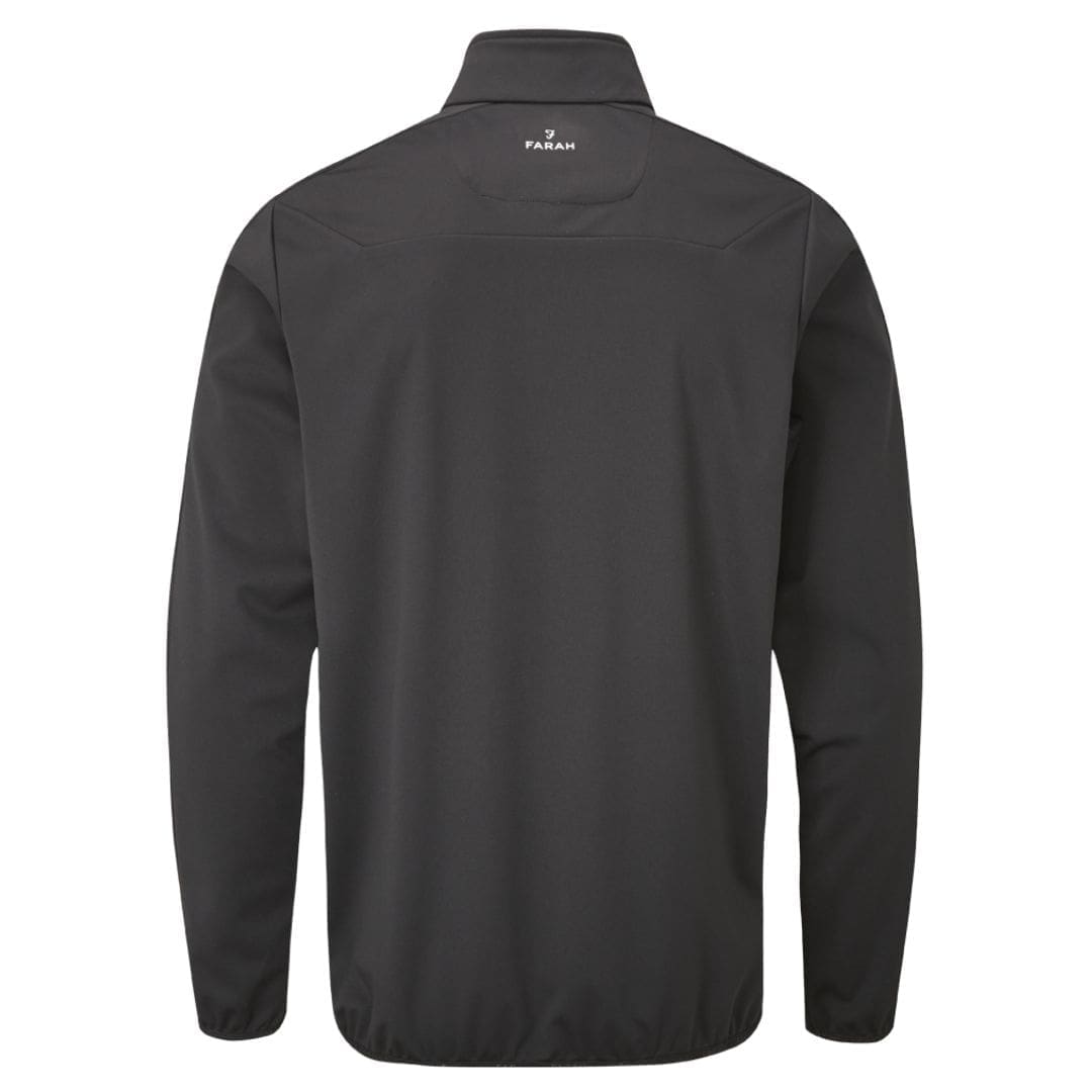 Farah Abbott Half Zip Jacket (Black)