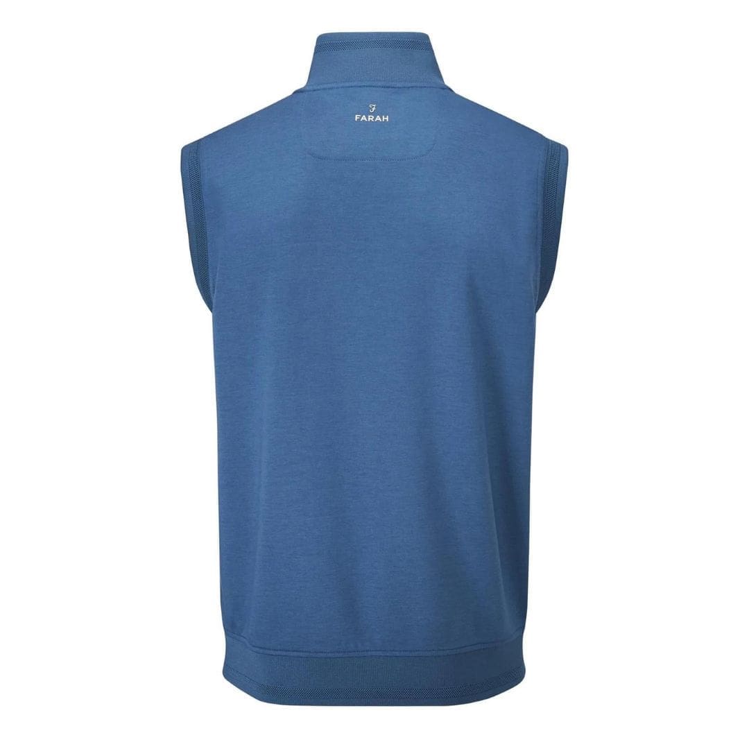 Farah Clint Sleeveless Vest (Dusky Blue)
