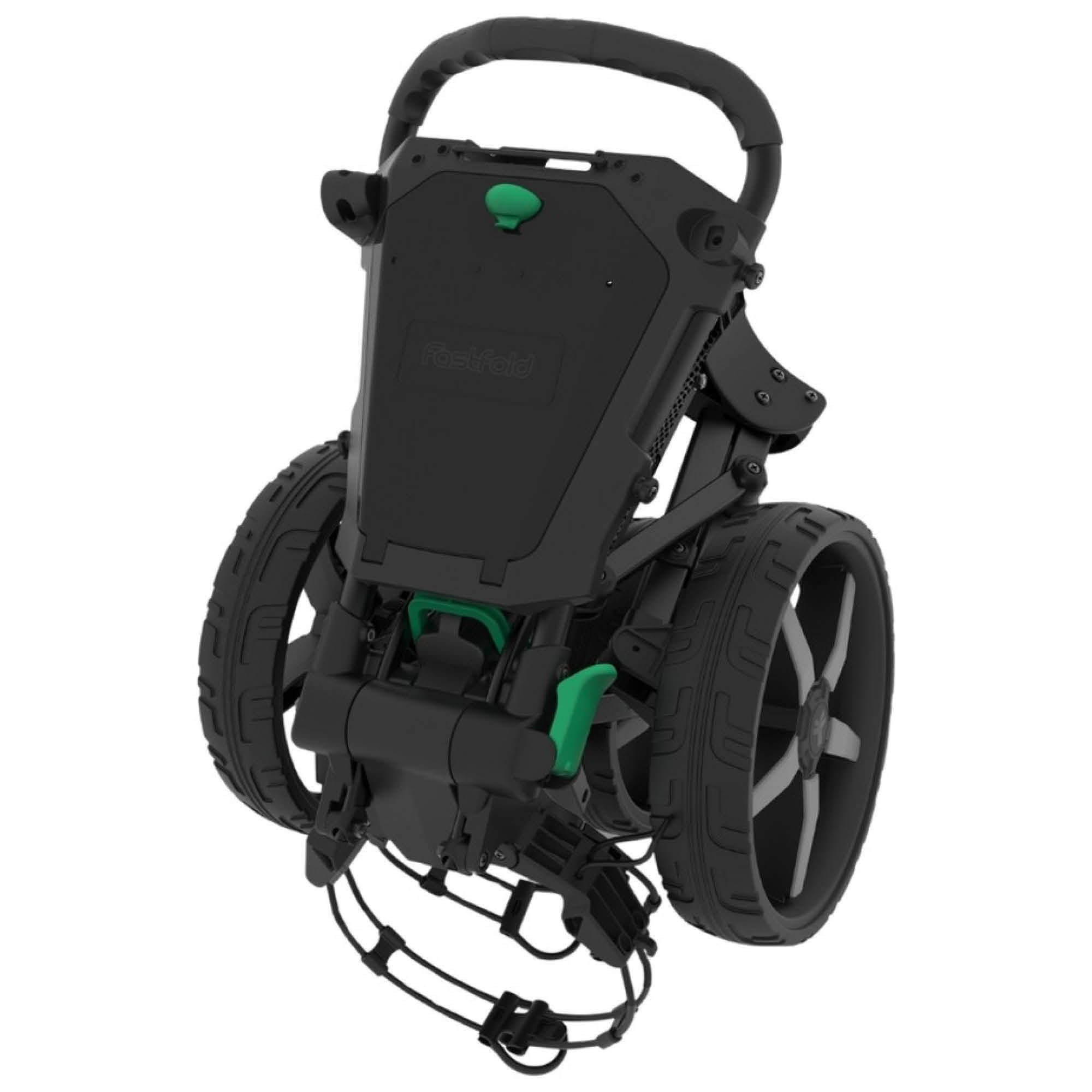 Fastfold Atom Compact Golf Push Trolley - Black