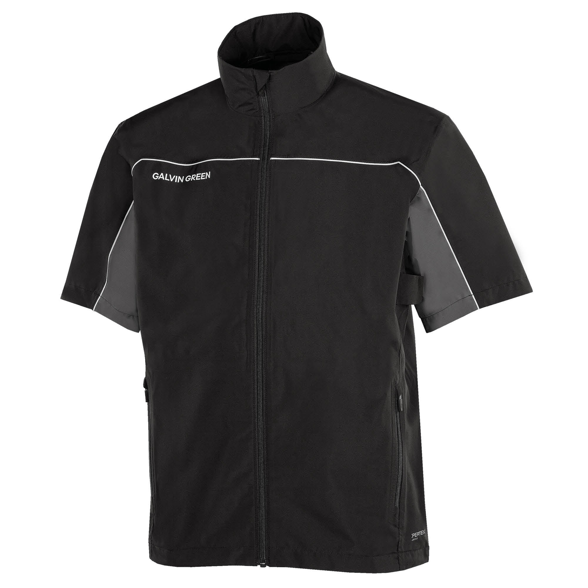 Galvin Green Air Waterproof Golf Jacket - Black & Forged Iron