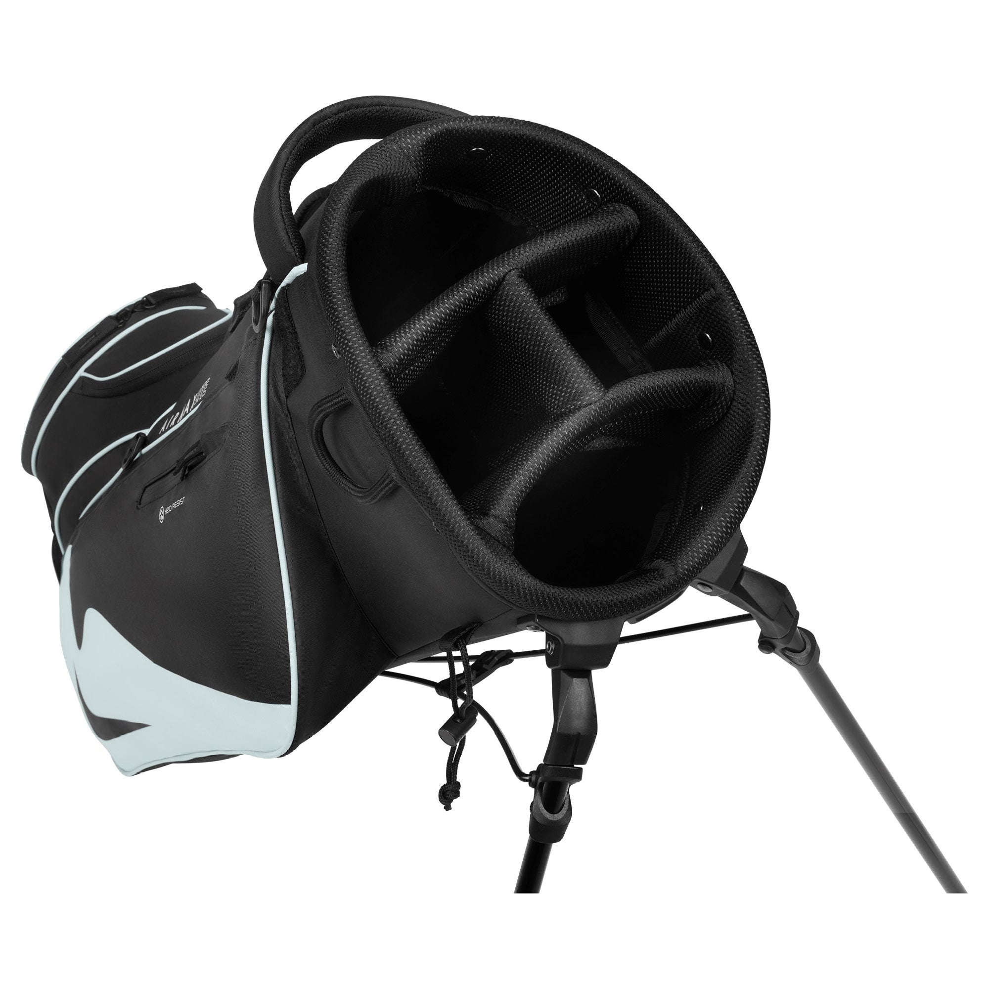 Nike Air Max Lite Golf Stand Bag - Black, Pure Platinum & Black