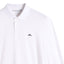 J Lindeberg Florian Long Sleeve Polo Shirt - White