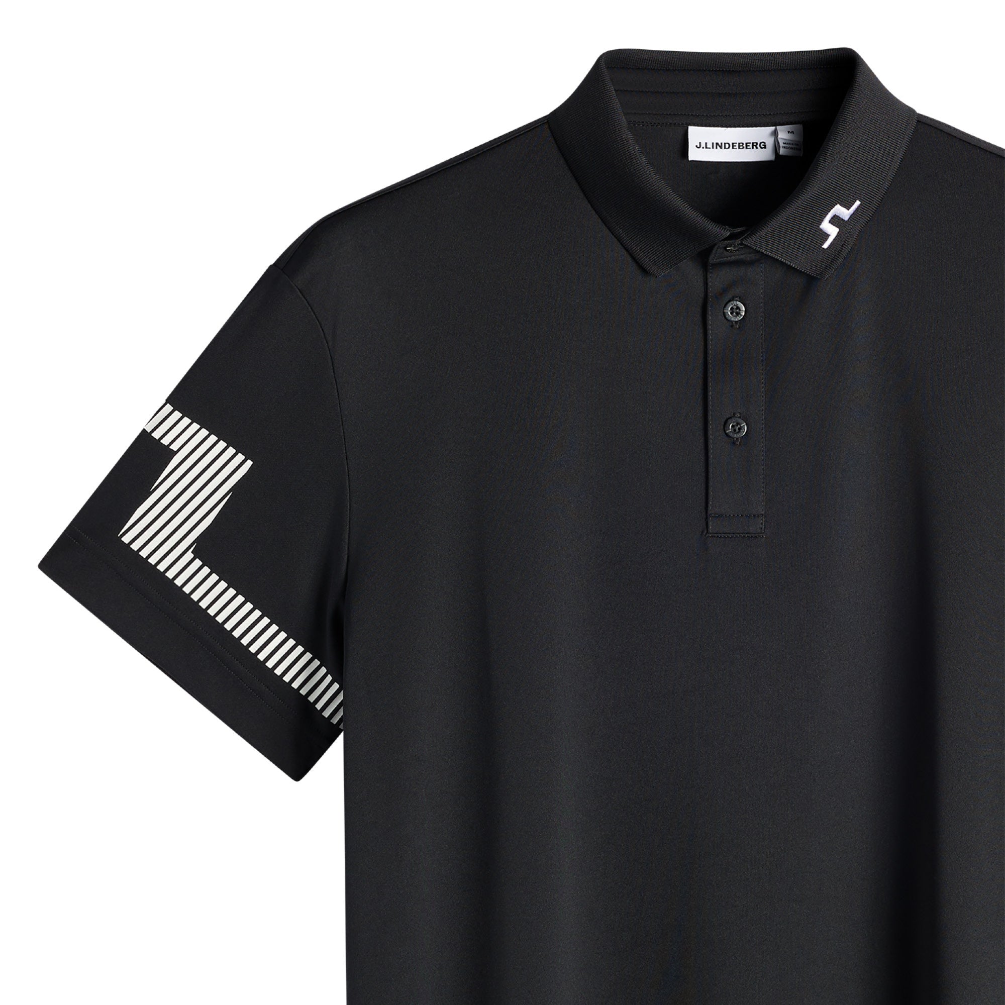 J Lindeberg Heath Polo Shirt - Black