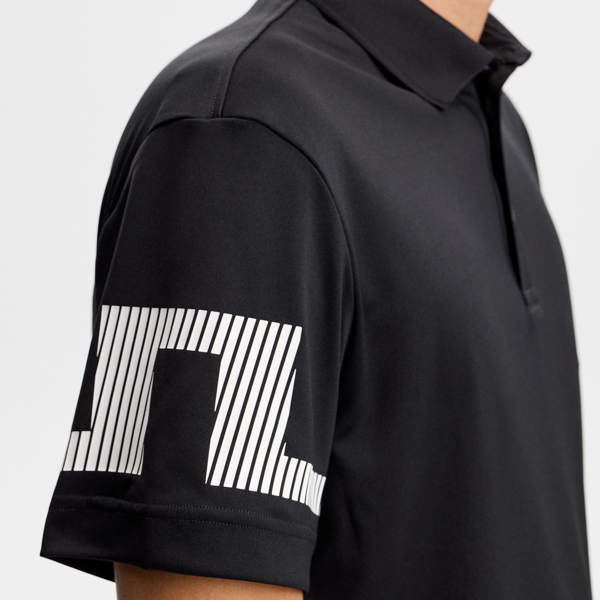 J Lindeberg Heath Polo Shirt - Black