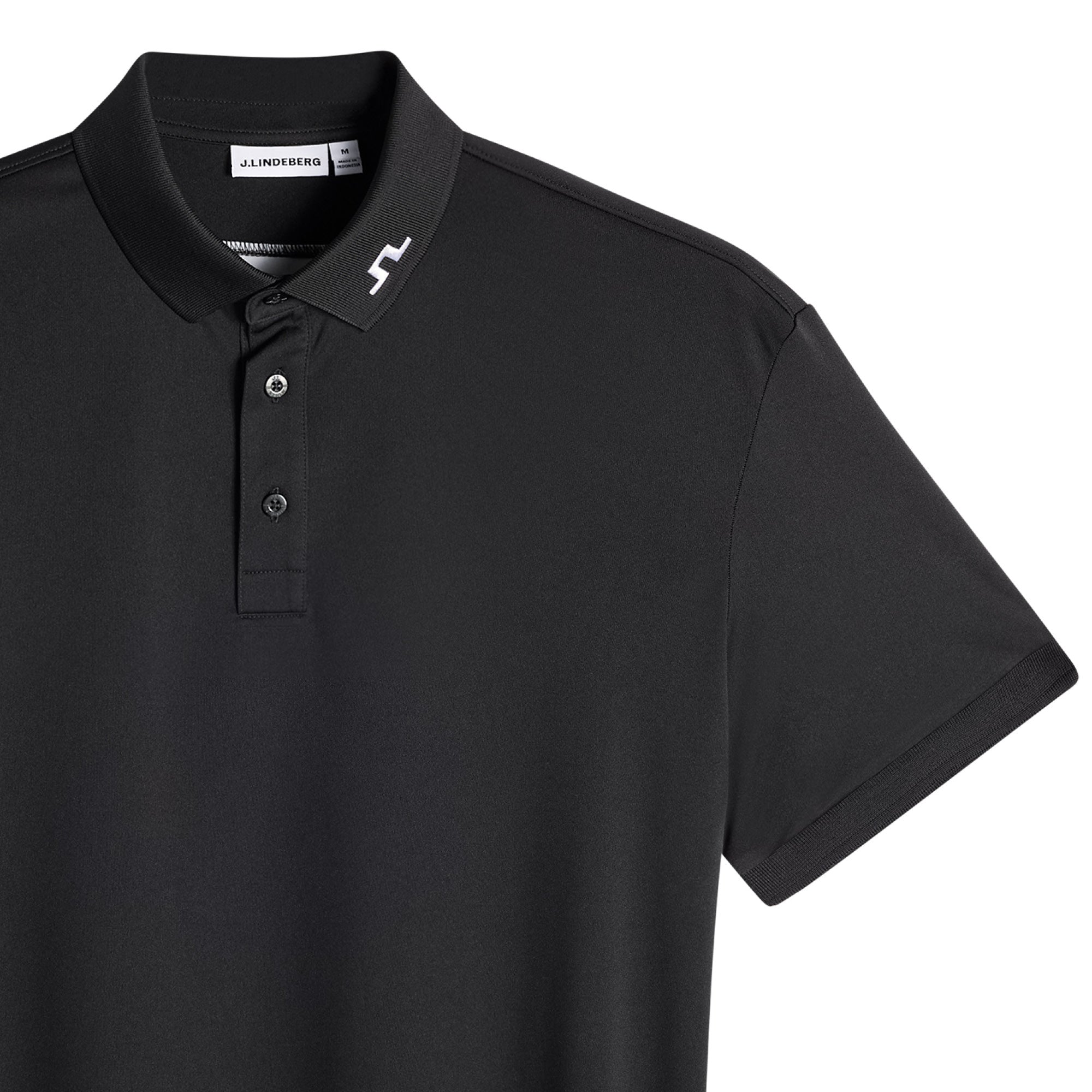 J Lindeberg KV Polo Shirt - Black