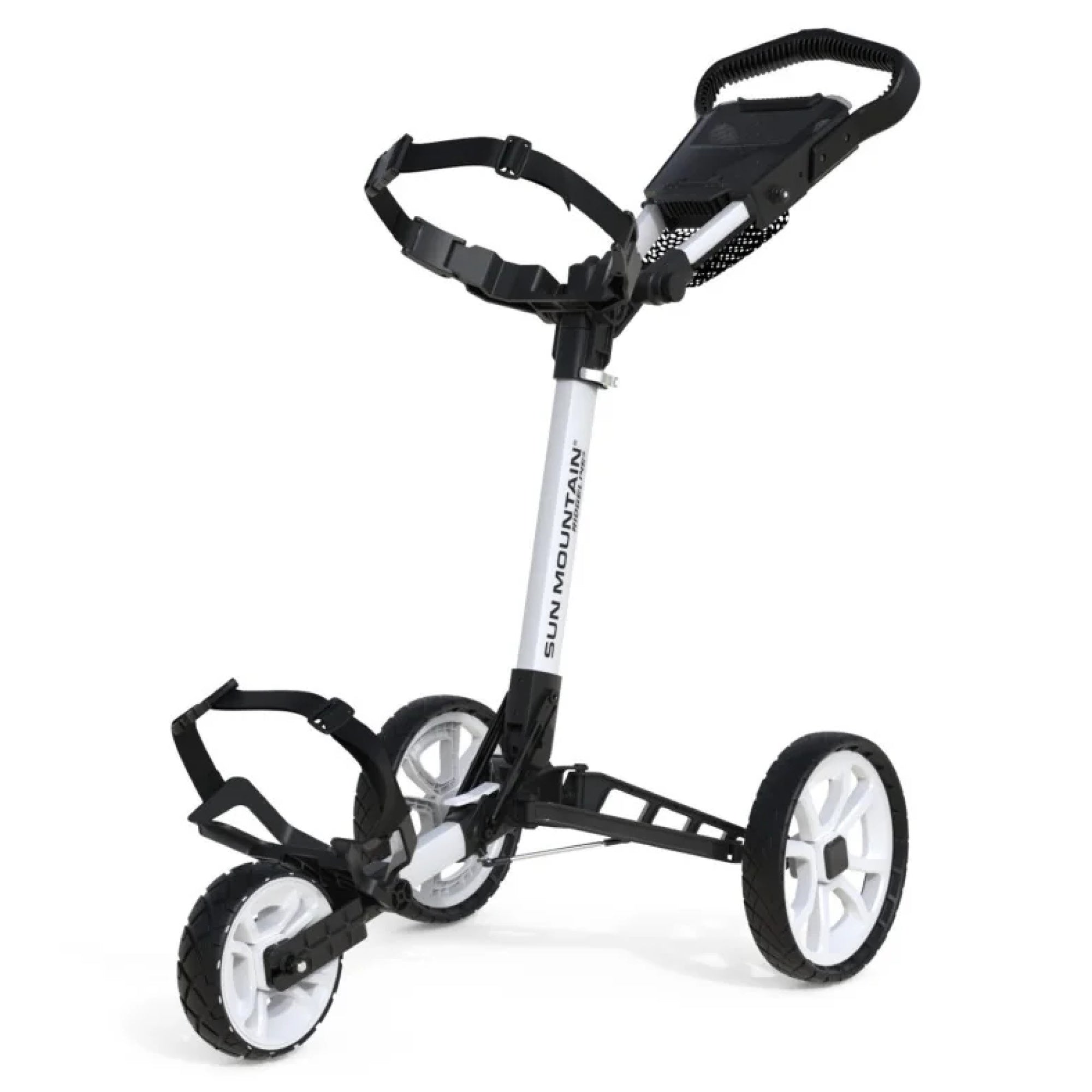 Sun Mountain Ridgeline 3 Golf Push Trolley - White